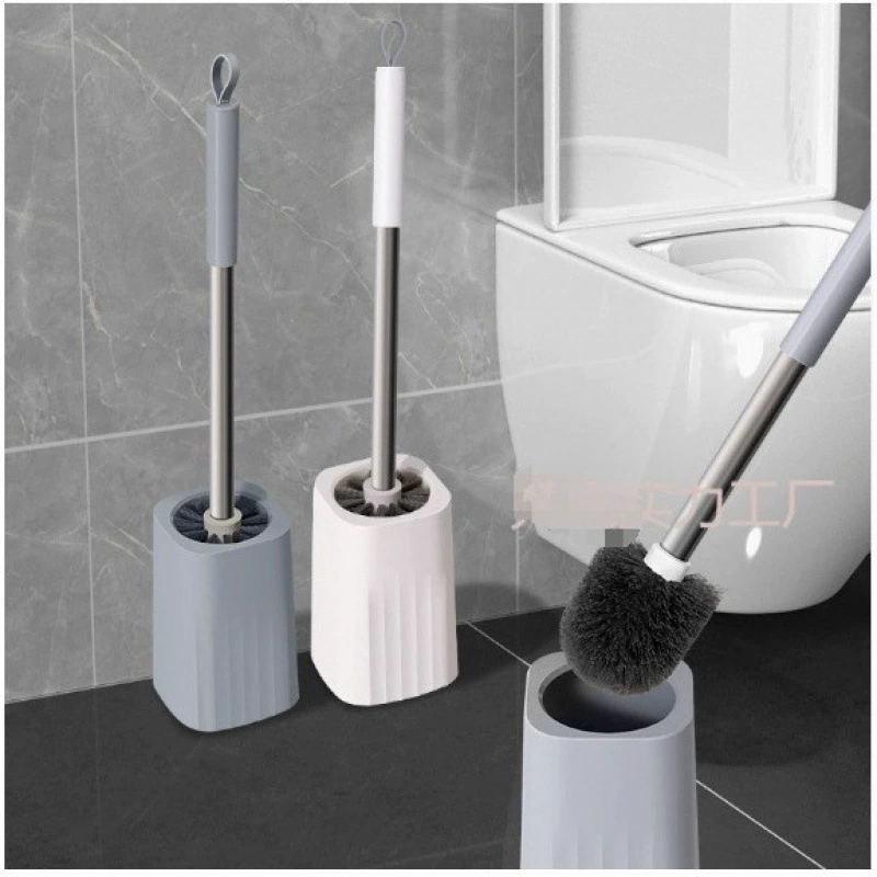 Щетка для чистки унитаза, бытовая щетка для унитаза в ванной комнате без мертвых углов с крышкой на длинной ручке