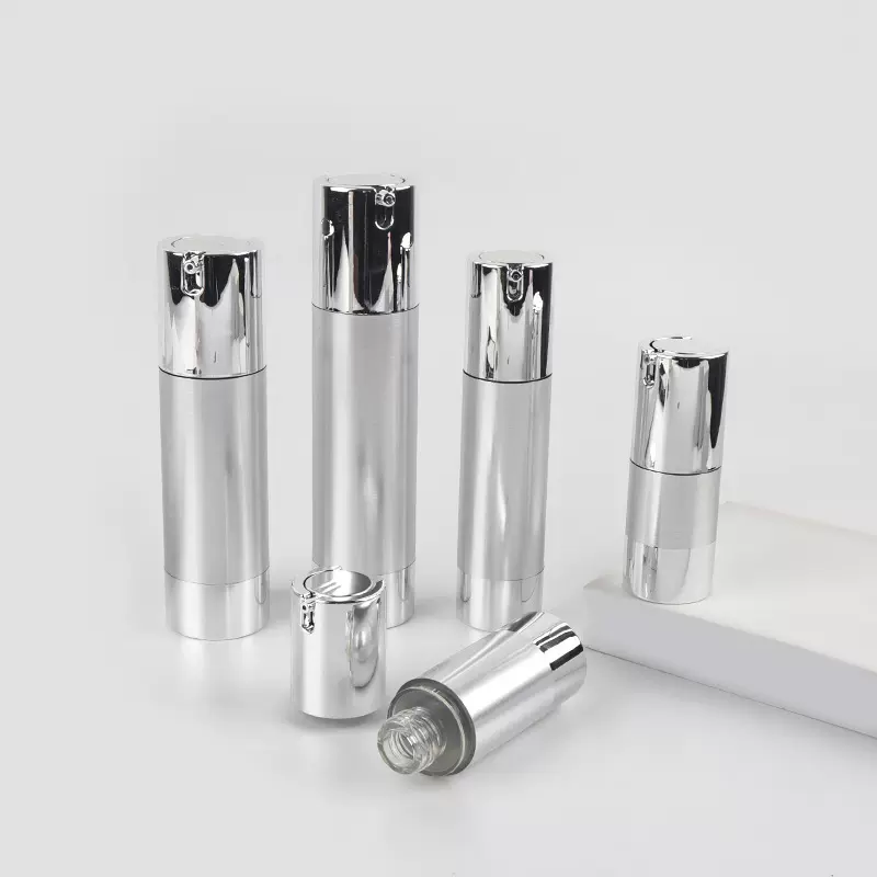 现货15ml30ml50ml80ml100ml120ml U型真空瓶乳液瓶化妆品瓶分装瓶