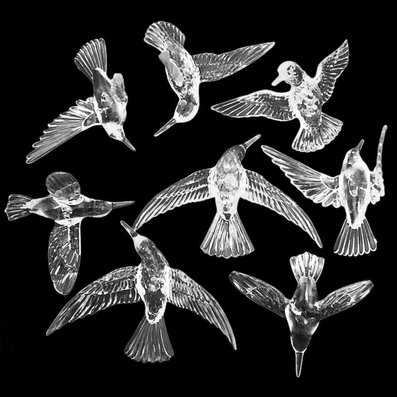 Transparent Acrylic Flying Bird Humming Bird Mall Wedding Scene Sky…