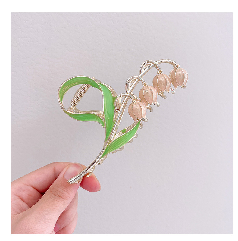 Alloy Material Flower Pattern Women'S Gender Lady Flower Alloy Hairpin Hair Claws