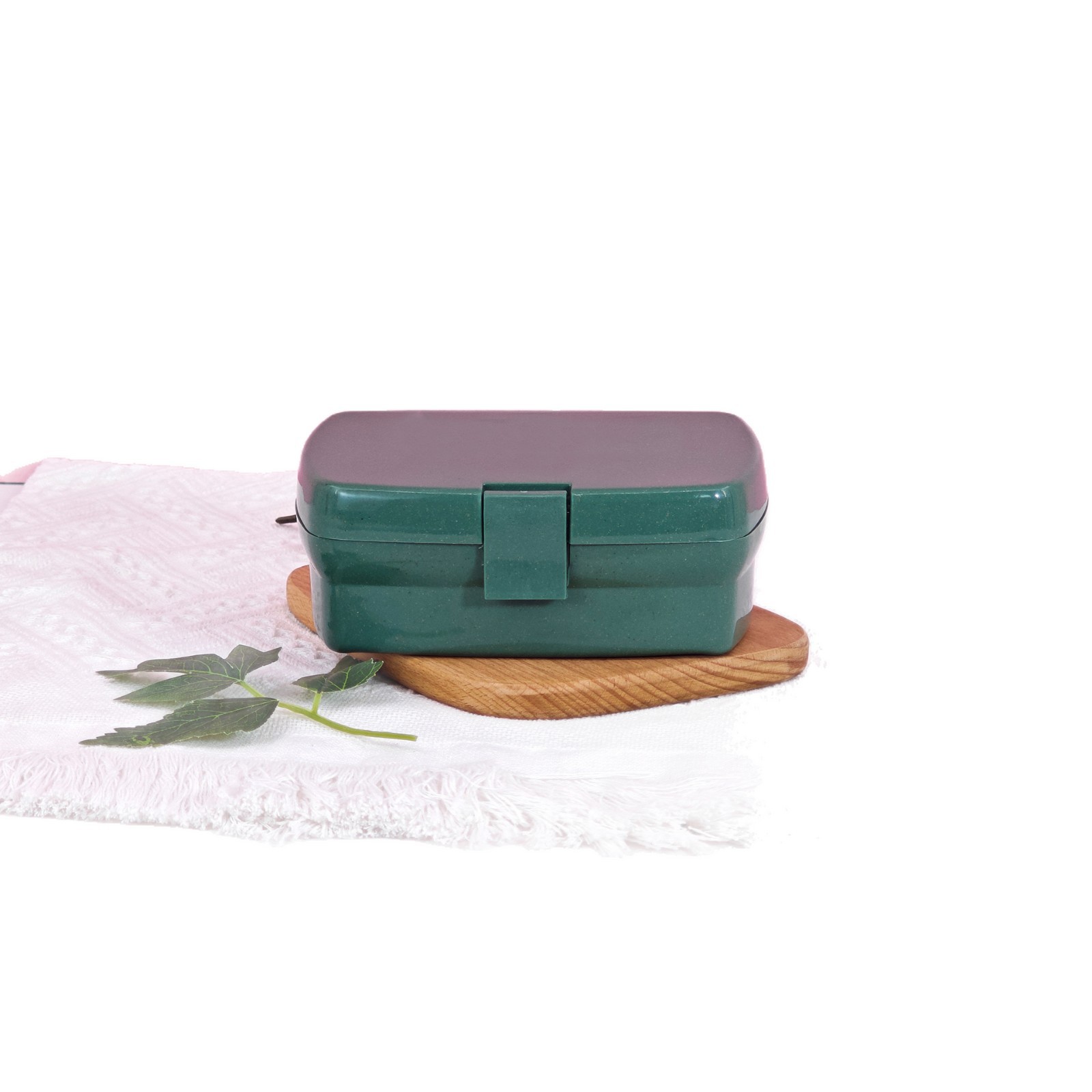 Customizado caja de comidas de plástico de doble capa de niños lindos dibujos animados portátiles caja de comidas de estilo japonés