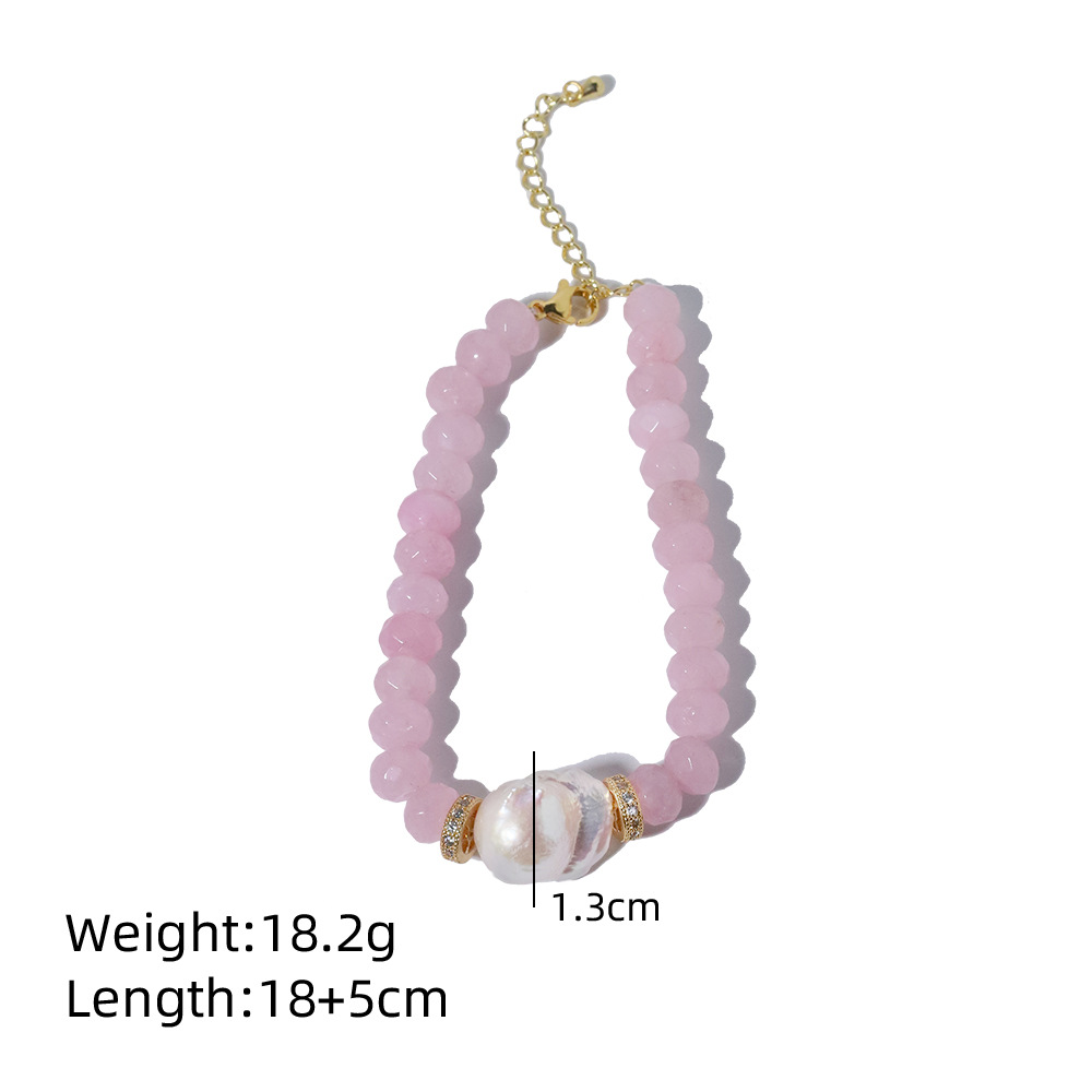 2025 pulseras de perlas de agua dulce naturales pulseras verdes elegantes para enviar a amigos accesorios de regalo de nicho