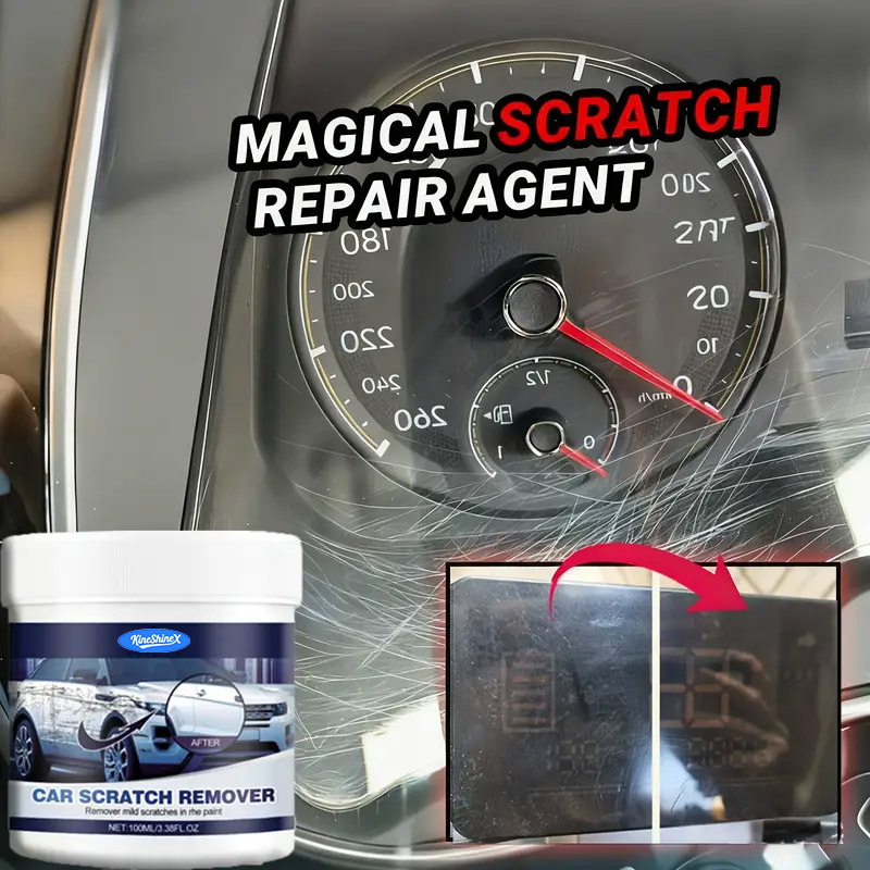 汽车仪表盘屏幕划痕修复膏仪表板显示屏亚克力塑料磨损更新剂外贸