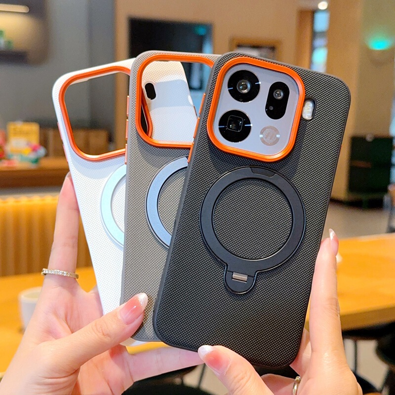 Suitable for Oppofindx9Spro Magnetic Phone Case Rotating Stand Findx9Pro Protective Cover X9Ultra Case