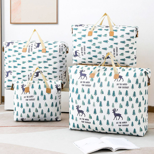 Quilt storage bag, clothing organization bag, large large capacity quilt, waterproof and moisture-proof moving bag, school packing bag