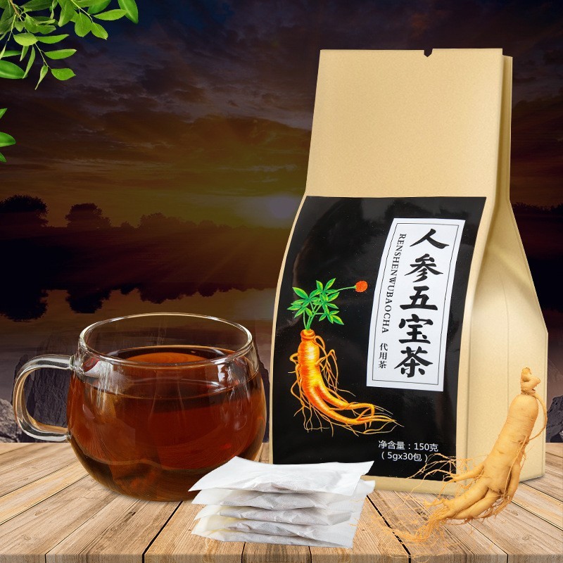 高麗人参五宝茶、八宝茶、クコの実、桑の実、オフィオポゴン茶、男性茶、工場直送、大量注文、優良価格|undefined