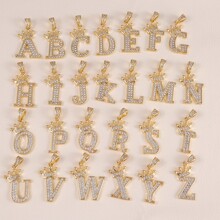 �羳���u�~΢��ʯ�18k�ʹ���ĸ����ins�L26��Ӣ����ĸ��