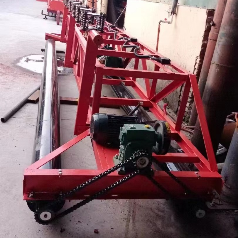 三辊轴混凝土摊铺机沥青摊铺机型号水稳摊铺机滚轴摊铺机振捣机厂