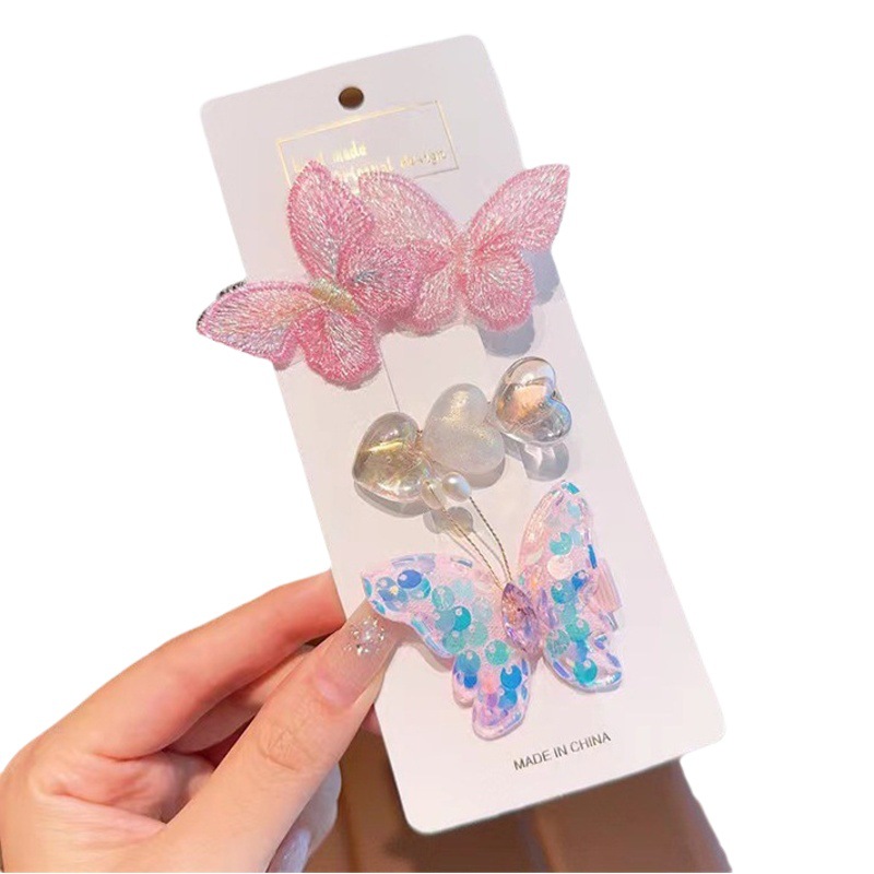 Accesorios para el cabello de sirena de los niños hielo y nieve horquilla tocado clip lateral pequeño princesa tocado Super hadas bebé pelo accesorios traje pelo