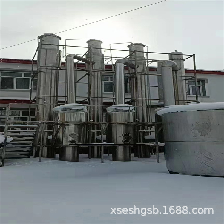 MVR结晶钛材蒸发器 废水强制循环蒸发器化工浓缩提取二手蒸发器