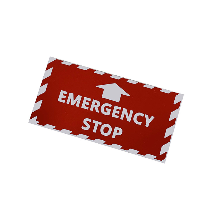 厂家生产塑料ABS双色板雕刻变电箱光伏标签安全警示阻燃标签标牌