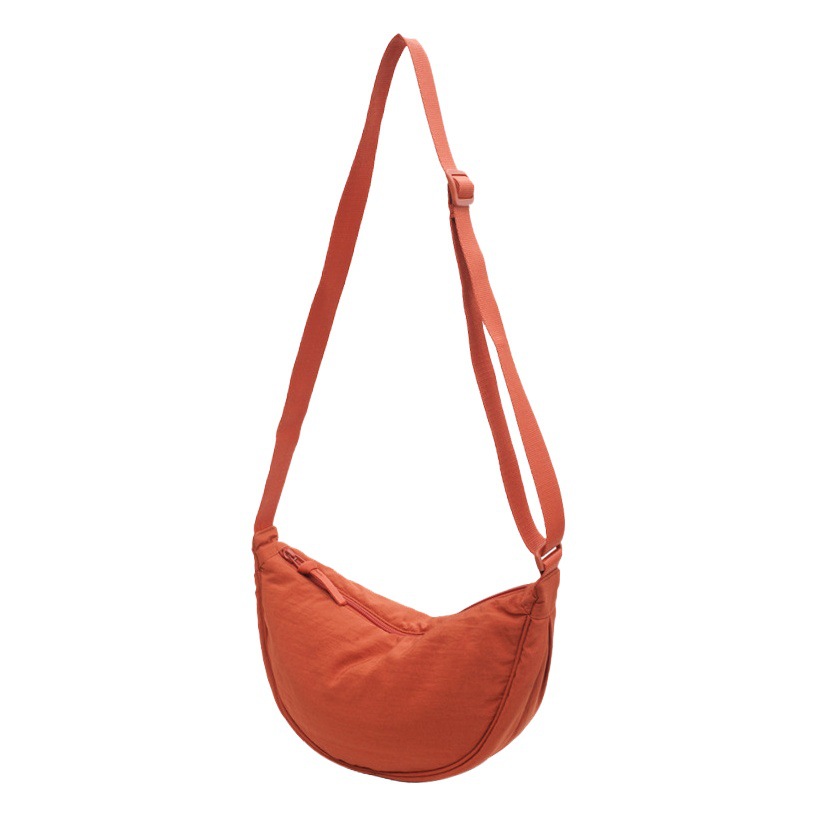Bolsa pequeña ligera bolsa de mensajero simple de las mujeres bolsa de tela de nylon bolsa de dumpling bolsa de hombro del todo fósforo de las mujeres bolsa de tela impermeable 461053