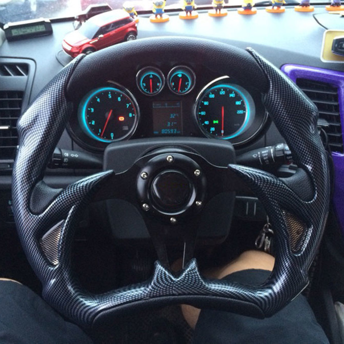 13 pulgadas de automóviles de modificación de automóviles CoolPie Steering Wheel Racing Blade semicircular 14 pulgadas Beidou Otto