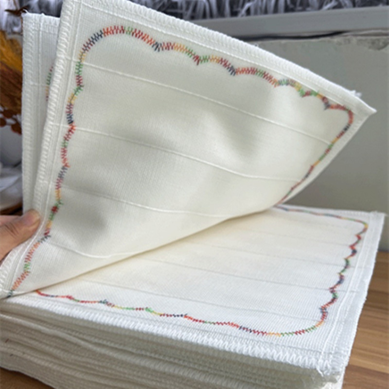 Rainbow non-stick oil regenerated cellulose fiber wood fiber square dish cloth 8 layers 12 layers thick encryption viscose Rainbow non-stick oil regenerated cellulose fiber wood fiber square dish cloth 8 layers 12 layers thick encryption viscose