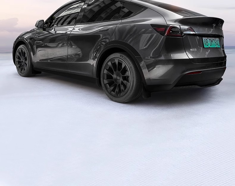 Suitable for Tesla Model Y Wheel Hub Cover 20inch Protective Cover Cyclone Wheel Rim Modification Accessories Black Other