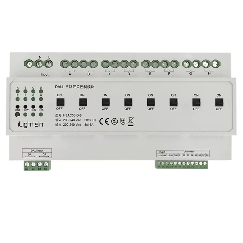 LED lights, relay, mobile phone, laptop, switch key, 16A