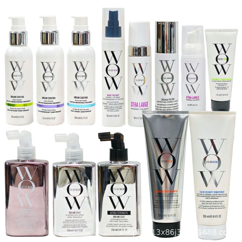 Cross-Border Spot Color Wow Natural Anti-Frizz Hair Care Essential Oil Hair Spray Hair Care Essence Set Gentle