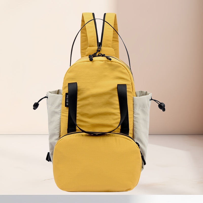 Lu's Same Style Backpack, Sports and Fitness Bag, Mother Bag, Multi-Functional Lightweight Outdoor Backpack, Crossbody Chest Bag, Waist Bag