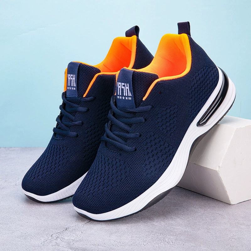 2023 новая весенне-осенняя мужская обувь, повседневная обувь в спортивном стиле, низкие кружевные трехмерные тканые кроссовки с низким верхом, оптом