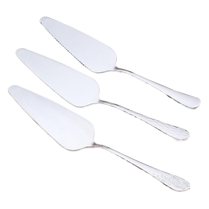 Chenghuijie cake knife factory direct stainless steel cake shovel with toothed triangle shovel pizza shovel baking utensils
