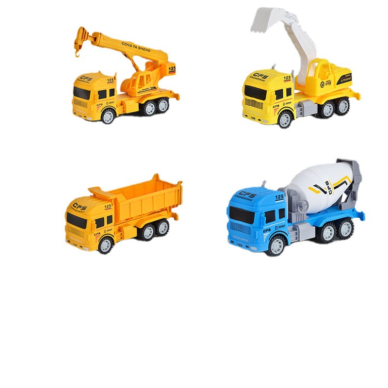 Venta directa de fábrica, juguetes, juegos de vehículos de ingeniería para niños, caja de regalo grande