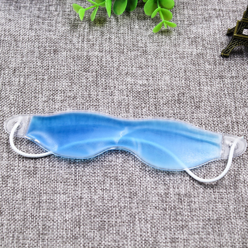 Amazon pvc cooling sleep blackout ice crystal eye mask summer cooling hot and cold compress gel ice eye mask wholesale