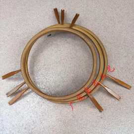 绣眼笼金青笼广笼波笼老竹笼广式竹制罗汉圈杠圆杠配件