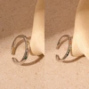 166# Ring-Silver-Color (two-piece set)