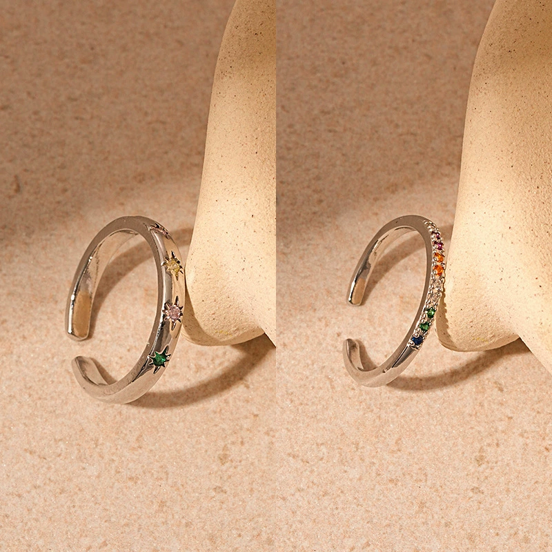 П fashionable ring with zircon?