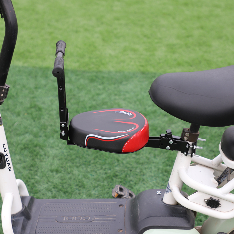 Suitable for Electric Vehicles, Bicycles, Scooters, Children's Front-Mounted Seats, Foldable Electric Bike Child Seats