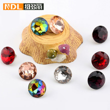 水晶透明玻璃男女士扣子多切面白钻钮扣衬衫毛衣扣纽扣子