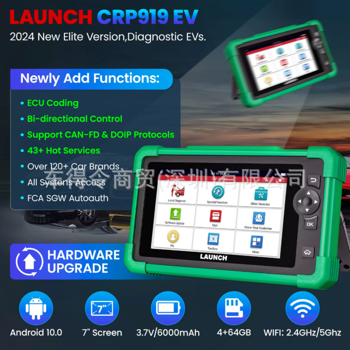 Launch Crp919 Ev Electric Vehicles New Energy Cars Scanner Launch Crp919 Ev Electric Vehicles New Energy Cars Scanner