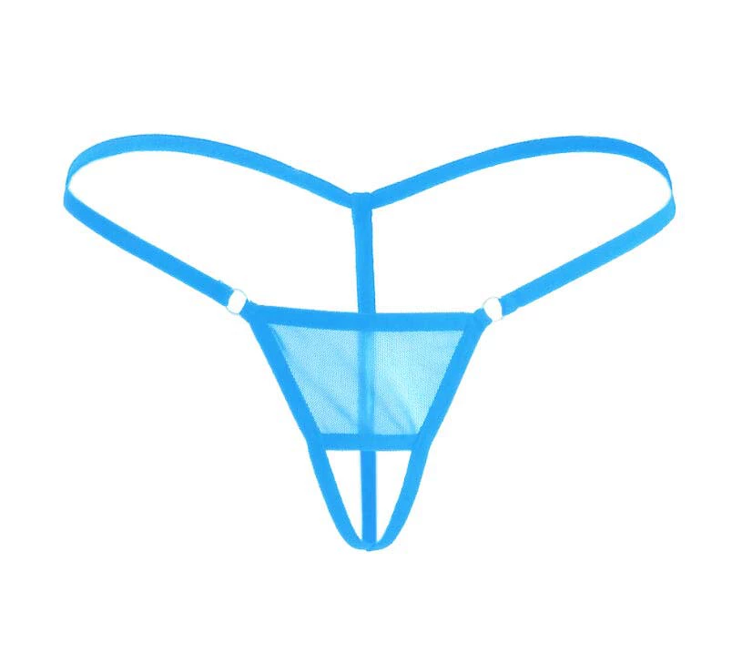 Твердо нейлоновый сетчатый thong G-String, ремешковый пояс, прозрачная сетка, T-образная спинка, варианты цветов