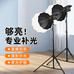 写真を撮って生放送します。スタンドを補充します。ライトボックスを生放送します。