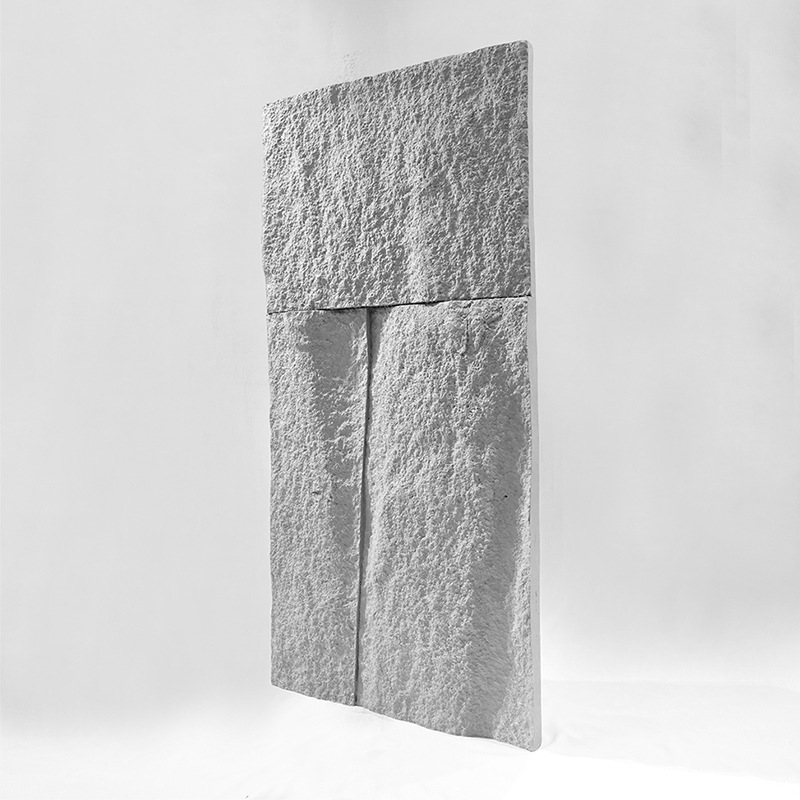 PU transfronterizo cuero de piedra oblicua roca de noche artificial cuero de piedra artificial ligero piedra cultural pu piel de piedra de hongo suministro directo de fábrica