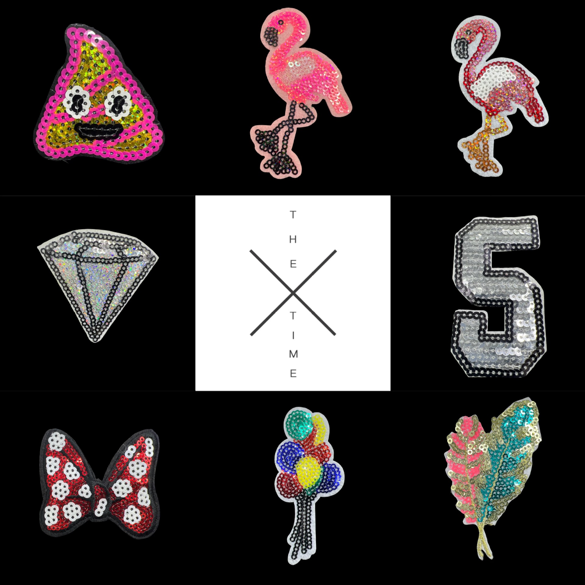 亮片叶子鸟刺绣布贴衣服衬衫外套装饰补丁补洞电脑绣花熨烫贴标