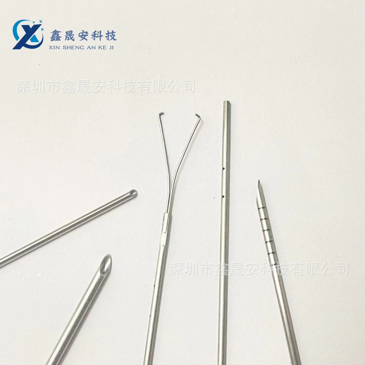304不锈钢毛细管 穿刺针滚花喷砂 打孔焊接 钩针 微量控制注射针
