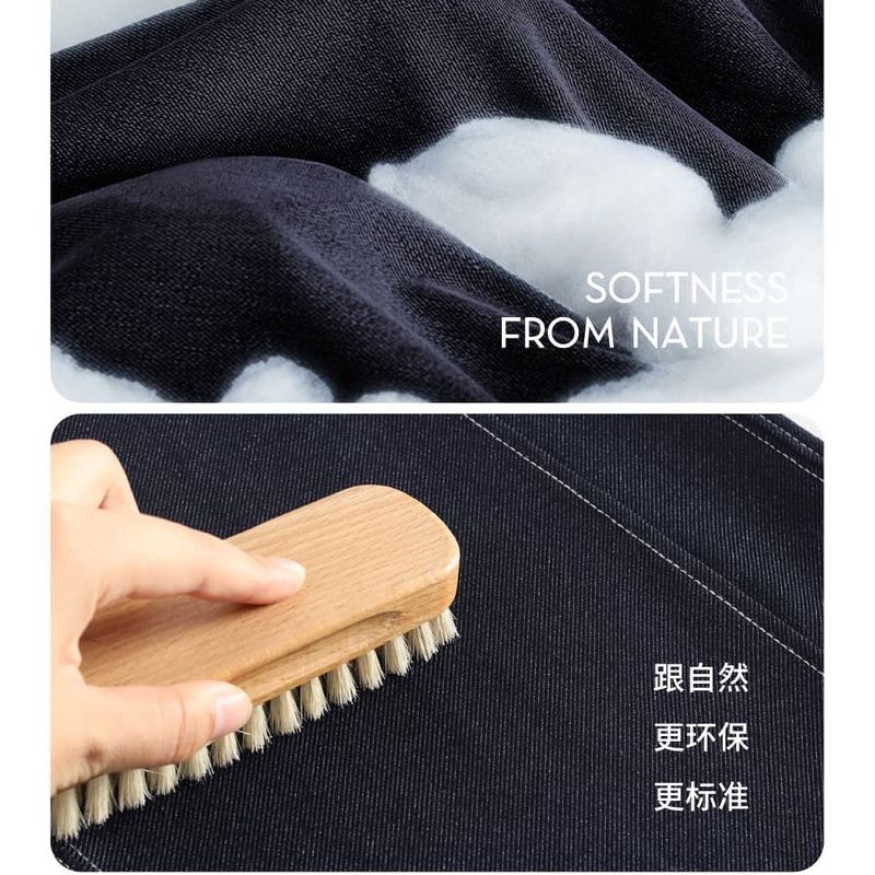 五只白鹅2590蓝色妖姬牛仔阔腿裤秋冬简约休闲抽绳松紧腰垂感裤女|undefined