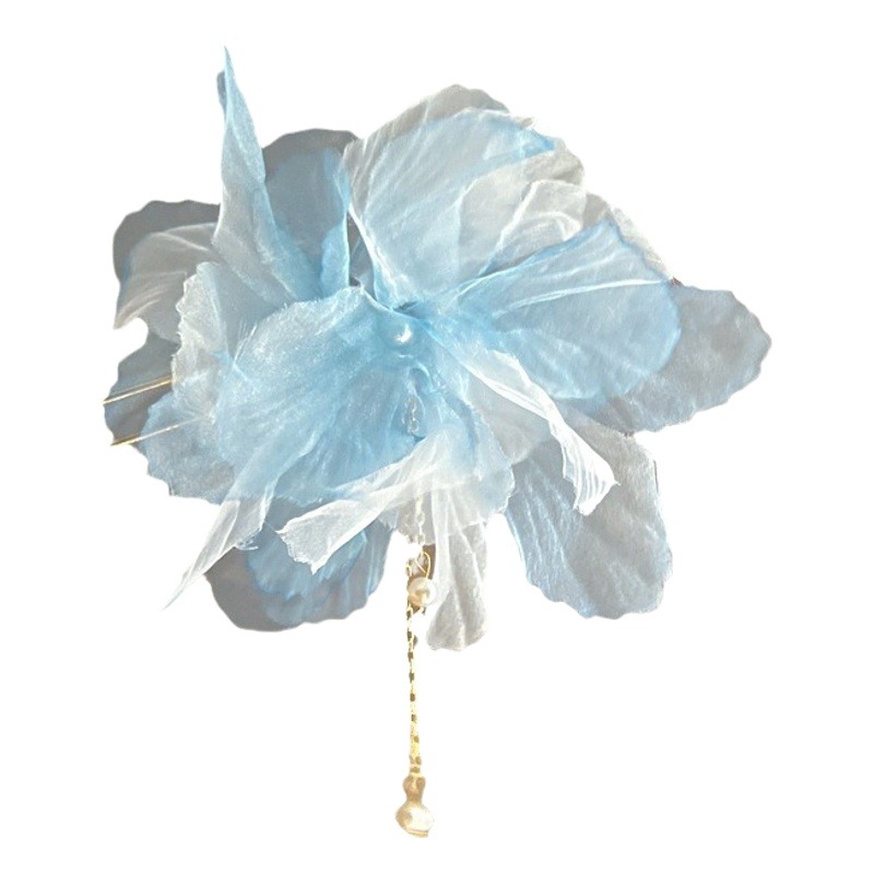 Otoño e invierno flor perla borla horquilla de cercanías Cabeza trasera updo conveniente horquilla estilo antiguo diseño accesorios para el cabello del todo fósforo para las mujeres