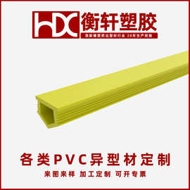 惠州厂家定制 优质塑料挤出形卡条发泡软胶条PVC橡胶密封条