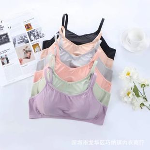 3281 Tube Top Girl Vest Bra Student Development Period Bra Soft Non-Deformable Intimates Thin Ab