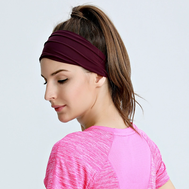 Travel colored elastic yoga clothing, sports antiperspirant, headband, for running, absorbs sweat and smell, factory direct supply