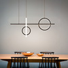 Northern Europe Restaurant a chandelier Postmodern Simplicity personality Showcase household LED dining table Bar counter Simplicity Art Strip lamp