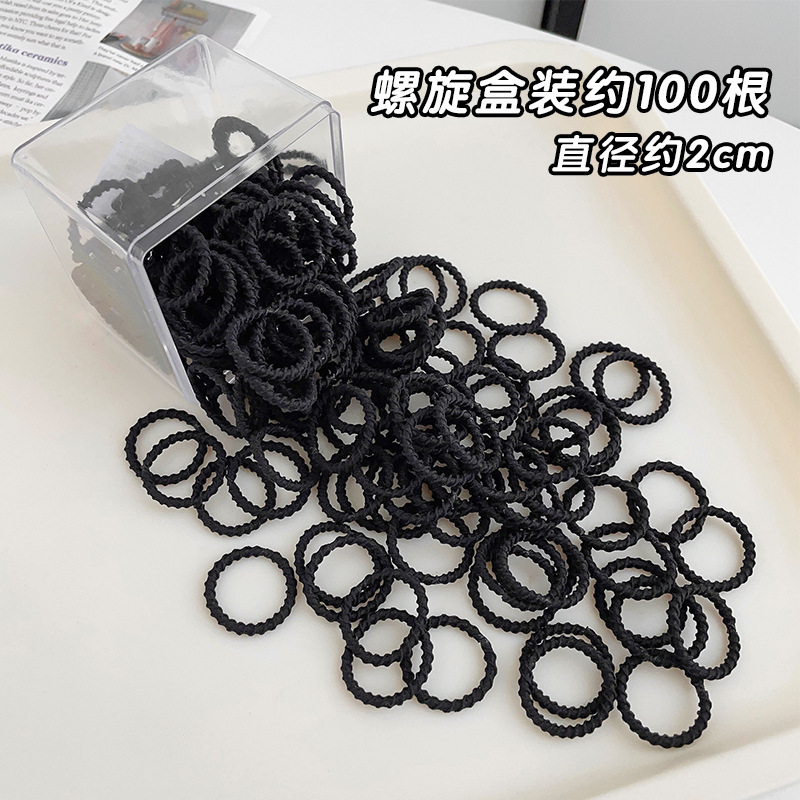 Banda de goma infantil pulgar anillo de cabello de cabello lindo cordón de cabello no daña cabello elástico para niñas atadas pelo banda de goma