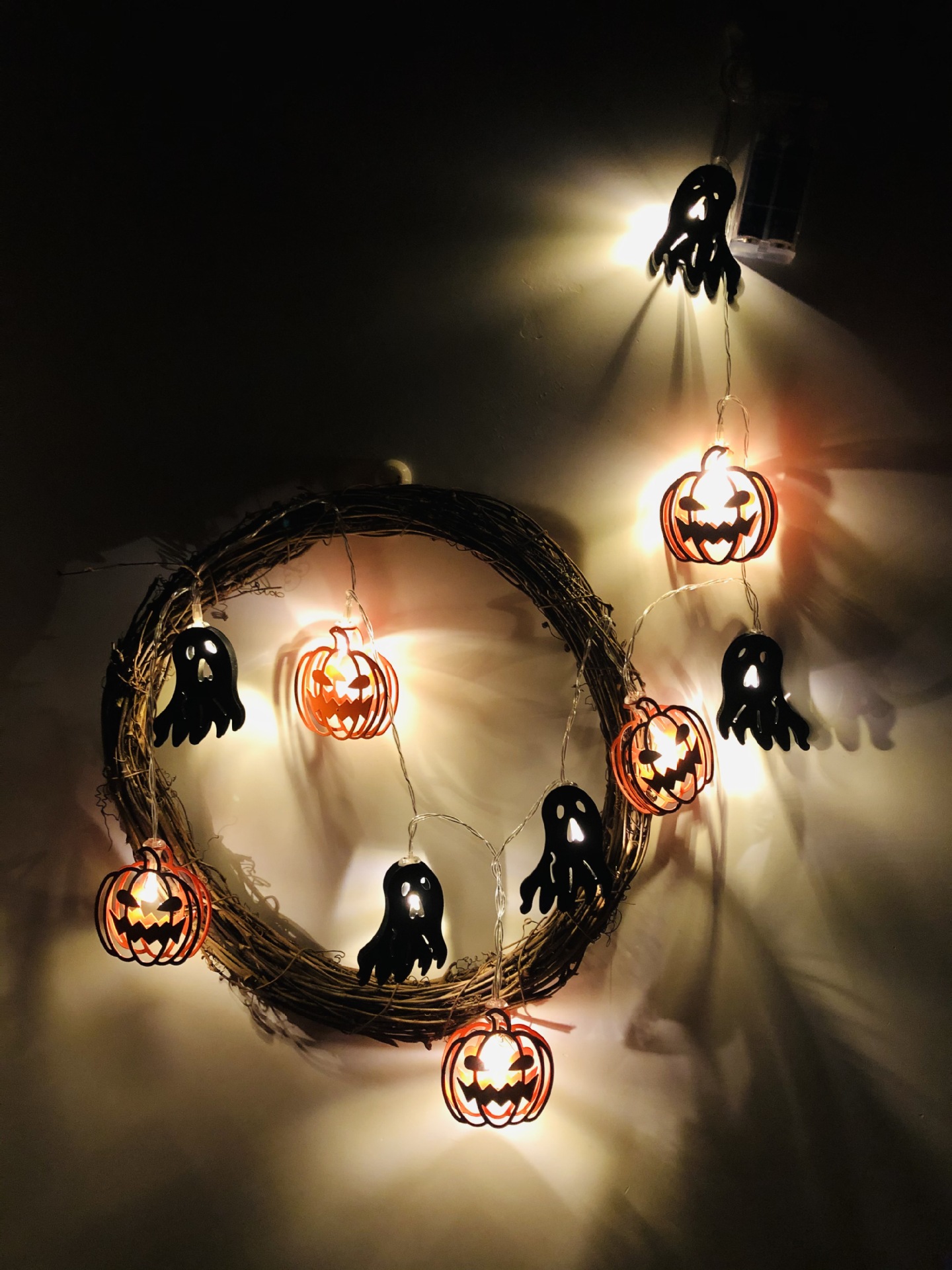 Drôle Nouveauté Motif Halloween Plastique Intérieur Guirlandes Lumineuses display picture 2