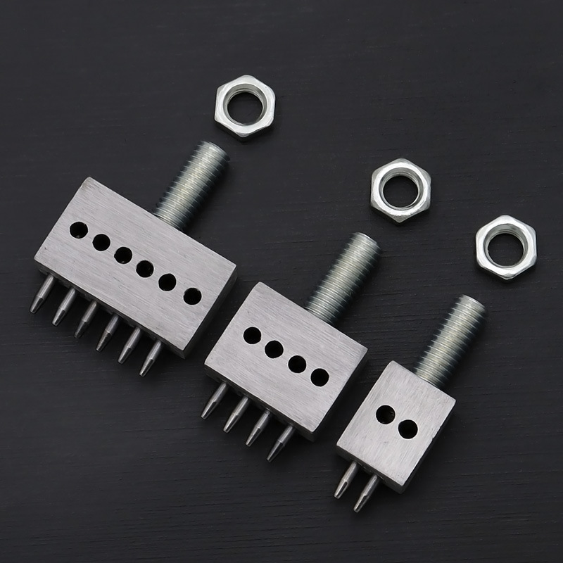 Handmade Leather Tool Multi-Hole Round Punch Round Leather DIY Punch M8 Screw Manual Machine Use