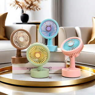 Student USB desktop small desktop electric fan can replace animal ears multi-speed lithium battery small fan