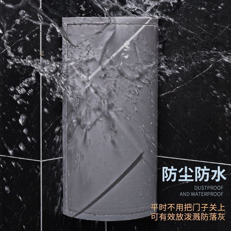 台所の台の上の物置棚の調味料の収納棚の油の瓶の調味料の箱の三脚のかまどの回転する壁のコーナーキャビネット|undefined