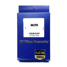 HDMI转AV转换器   hdmi转RCA  迷你hdmi高清视频转换器支持1080P