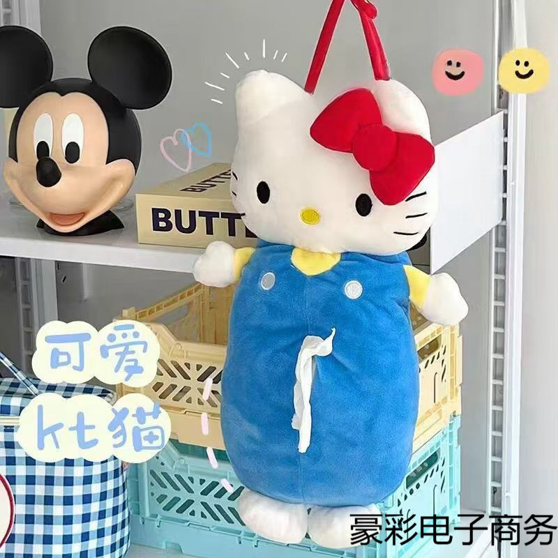 新しい猫ティッシュボックス家庭用漫画車人形収納ティッシュカバー誕生日ギフト装飾品工場直接配送|undefined